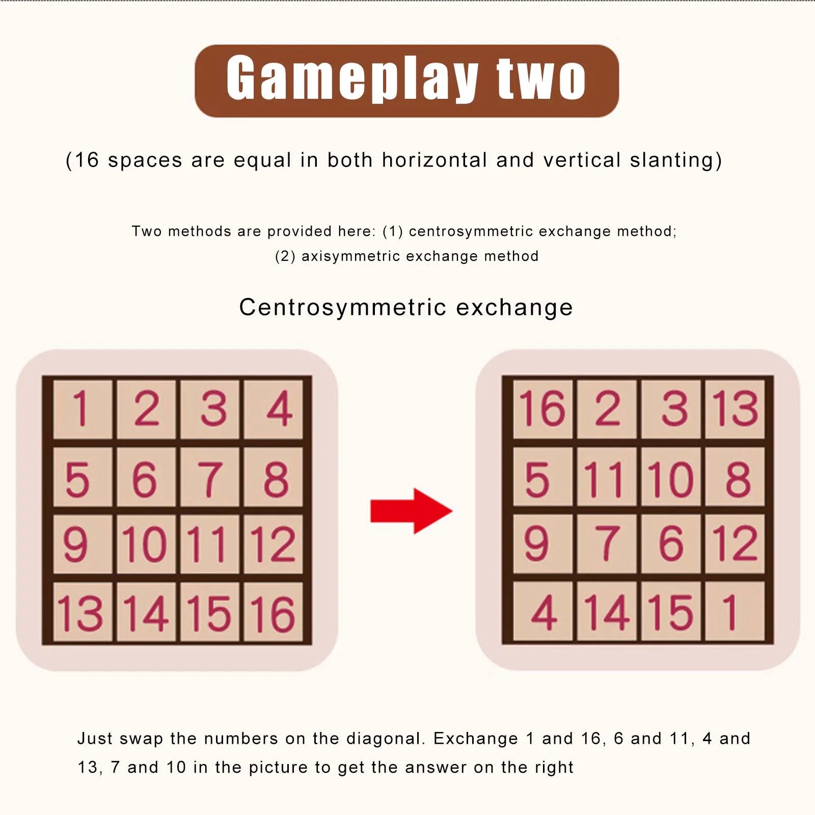 

Wooden Math Toys Digital Magic Puzzle Kids Educational Toys Two Player Game NSV775