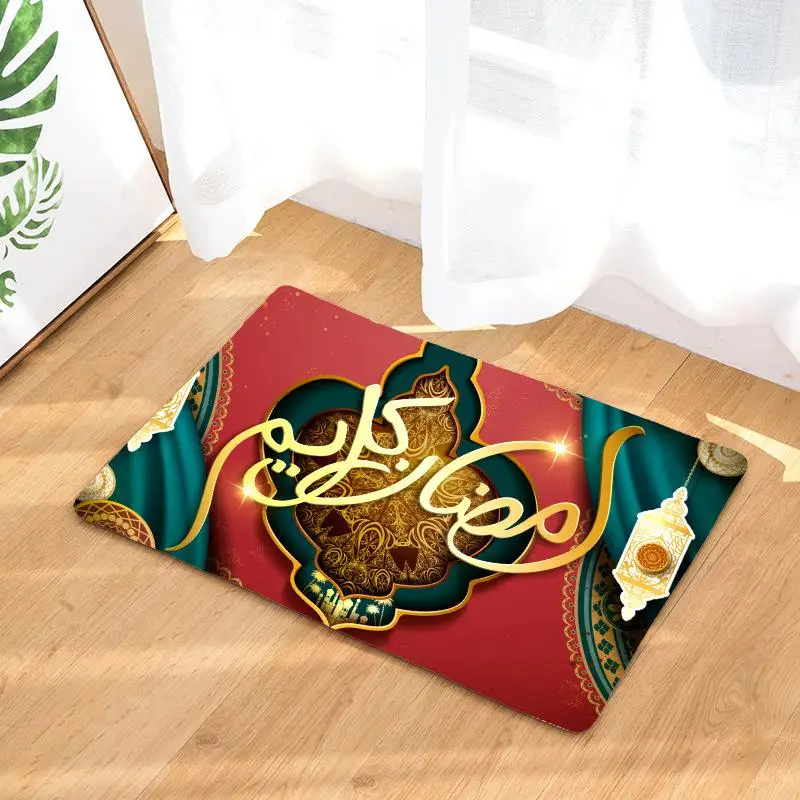 Винтажный коврик для ванной в стиле бохо пола полиэстер влагопоглощающий