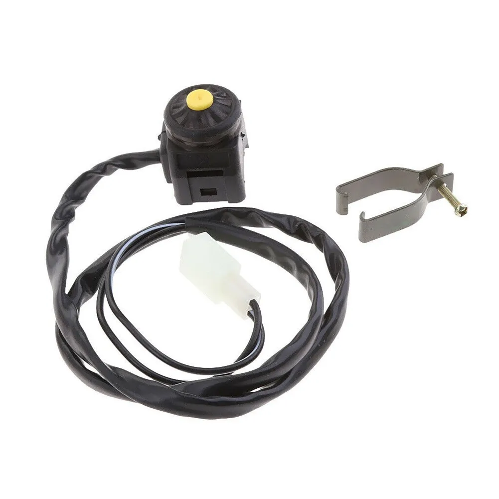 

Modified Parts Switch Push Sport Starter Universal Yellow 1pcs ABS Plastic