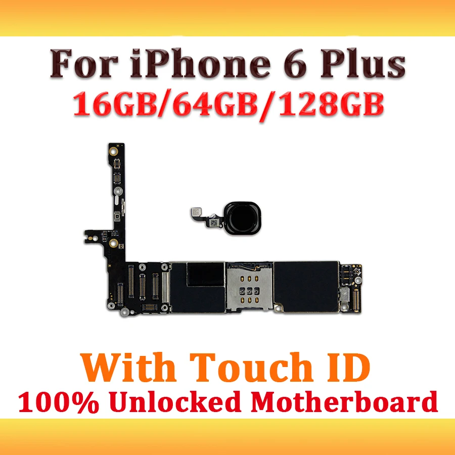 Разблокированная материнская плата для iphone 6 plus 16 ГБ 64 128 логическая хорошо