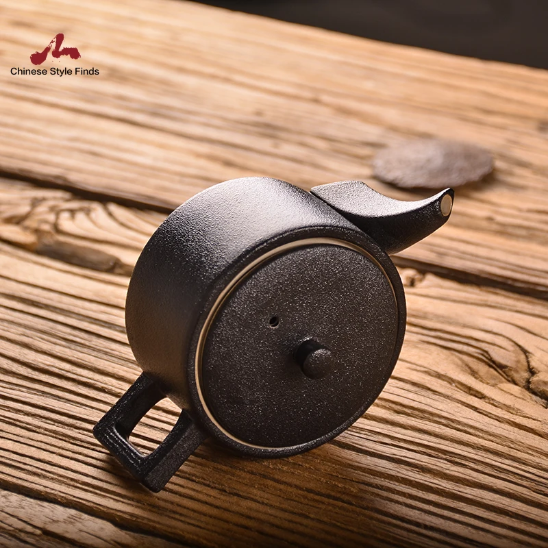 Черный оригинальный чайный набор чайник китайский 200 мл|Заварники| |