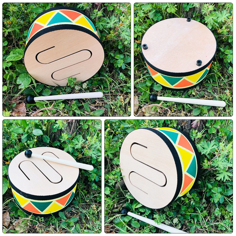 

1 Set Kids Little Drum Beating Instrument Hand Knocking Nursery Supplies