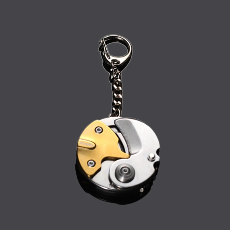 2-In-1 Outdoor Multifunction Keychain Tool Coin Mini Folding Screwdriver Pliers | Спорт и развлечения