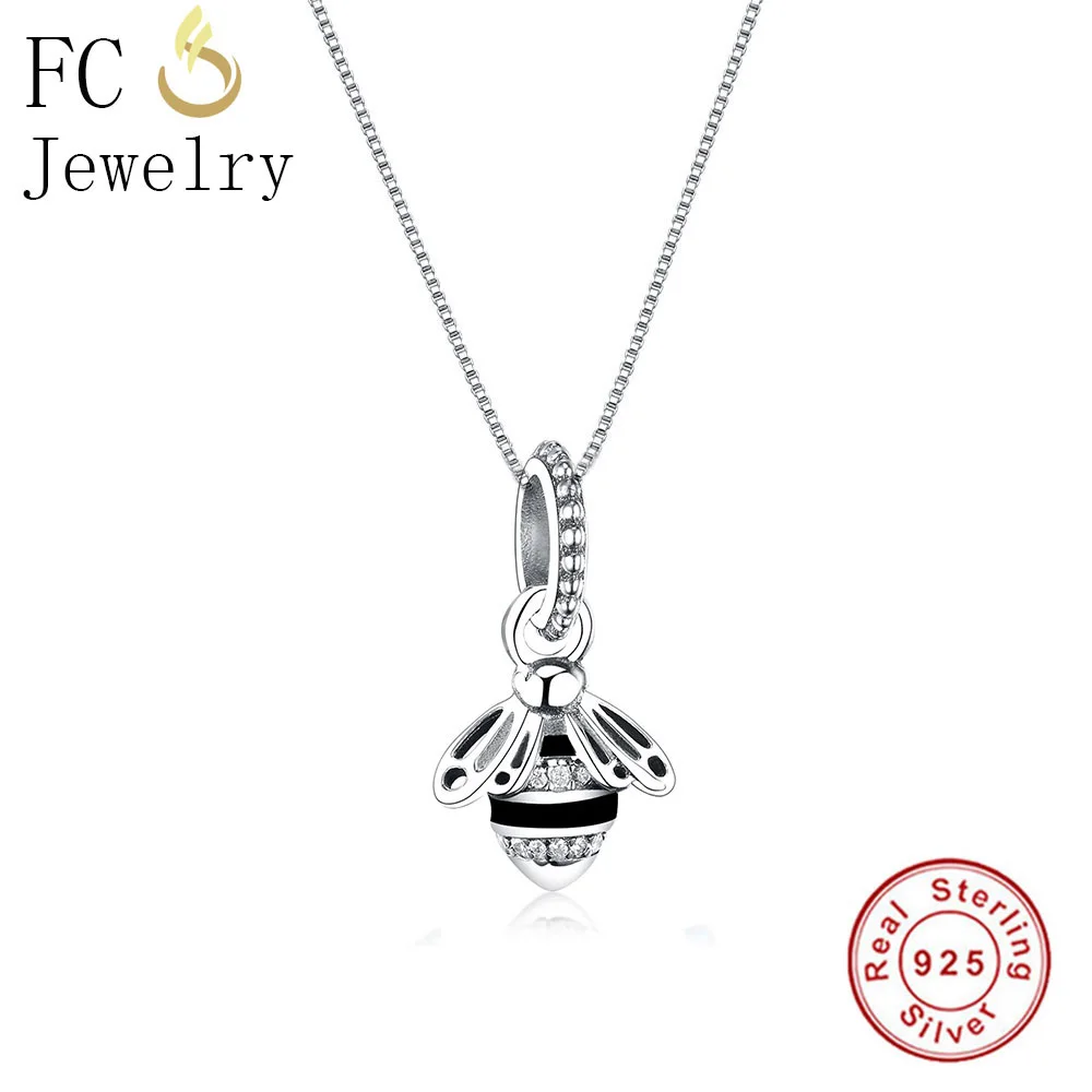 Ювелирные изделия FC серебро 925 пробы эмалированная цепочка с черными звеньями