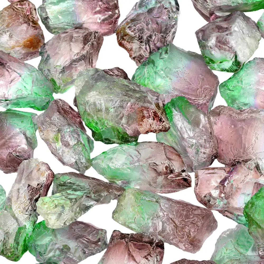 1 партия (230 г) фиолетовый и зеленый с титановым покрытием Натуральный горный