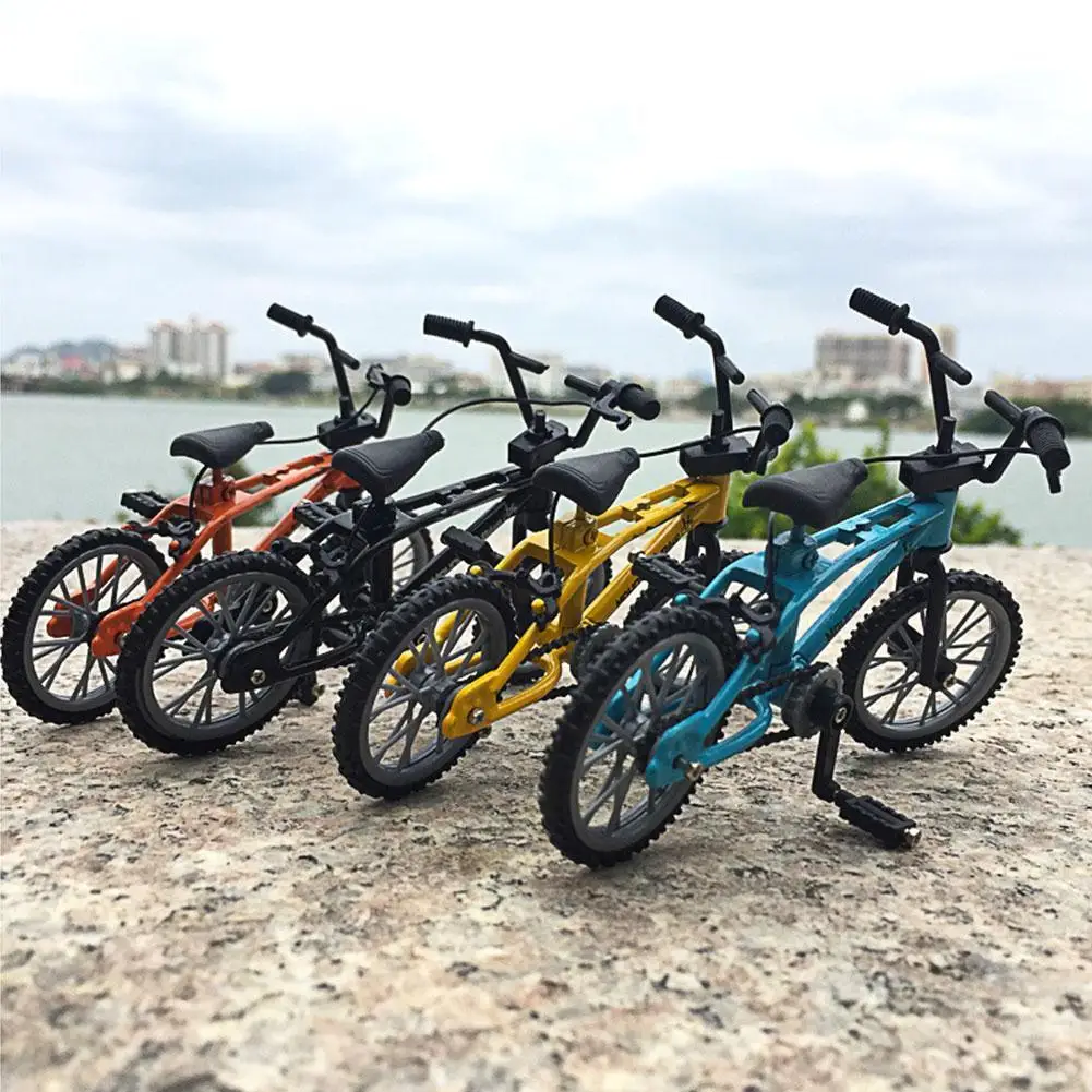 

1 шт. Пальчиковый bmx велосипед игрушки для мальчиков мини-велосипед с тормозным тросом из сплава bmx функциональная модель горного велосипеда...