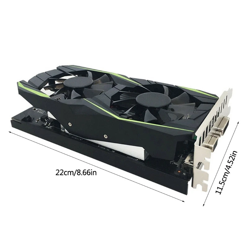 

H7JF Portable GTX1050 2GB GDDR5 128 Bit Direct Gaming Graphics Card ,PCI Express 3.0 16X with Twin Cooling Fan
