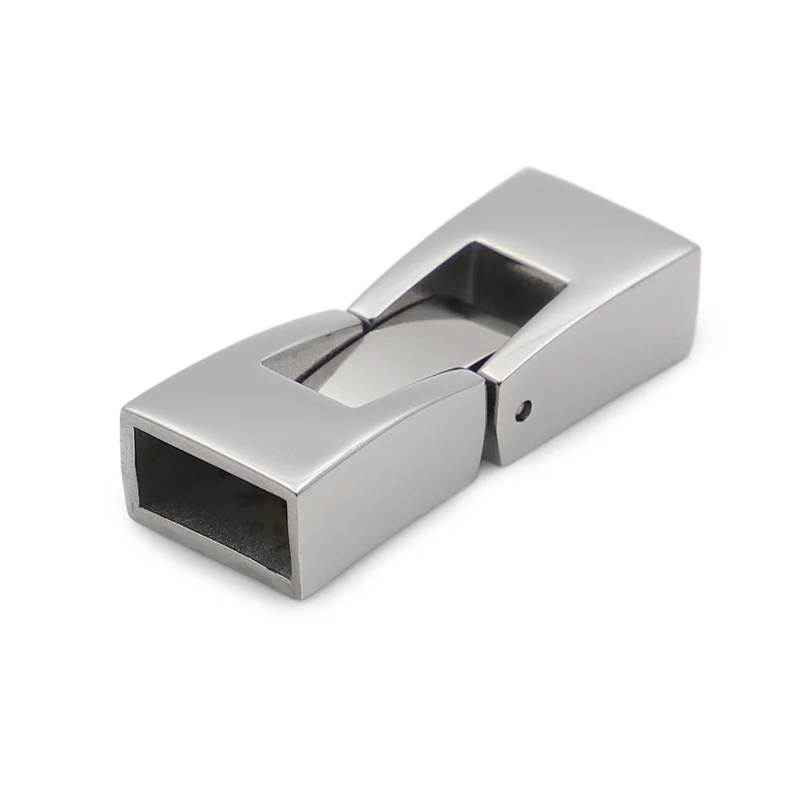 Застежка-крючок для кожаного шнура из нержавеющей стали |