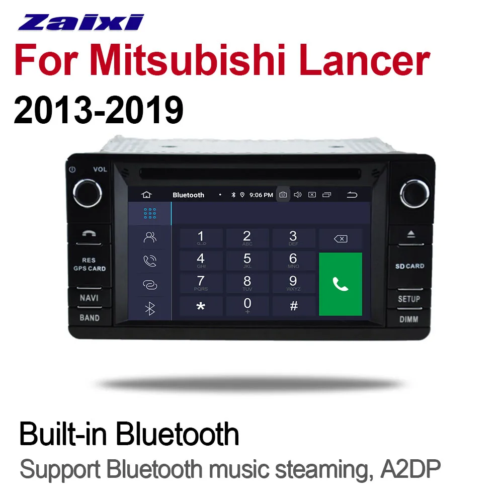 Для Mitsubishi Lancer 2013 ~ 2019 Аксессуары Автомобильное радио GPS-навигация Мультимедийный плеер Стерео Авто Видео Аудио HD Экран.