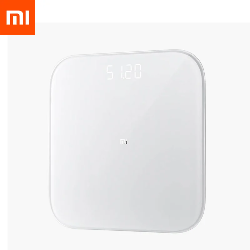Оригинальные смарт весы Xiaomi Mi 2 Smart Weight Scale цифровая шкала Bluetooth 5 поддержка Android 4.3