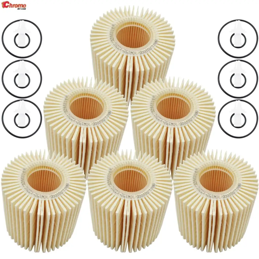 

6x Oil Filter For Lexus ES350 GS200T NX300h Toyota Camry Highlander 2010 2011 2012 2013 2014 2015 2016 2017 2018 2GR-FE 2AR-FXE