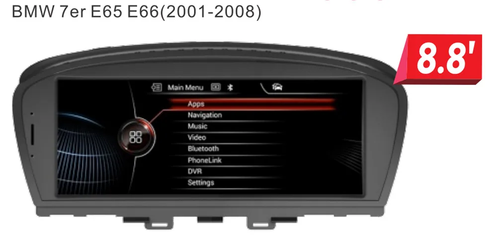 Автомобильный Dvd-плеер 8 &quotAndroid 9 0 gps navi Радио для BMW 7 серии E65 E66 E67 E68 2001-2008 4G RAM 32G ROM