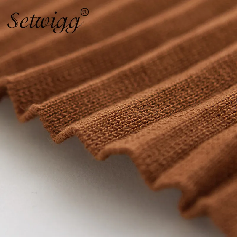 Осенняя плотная трикотажная юбка трапеция в английском стиле|length skirt|pleated skirtknee