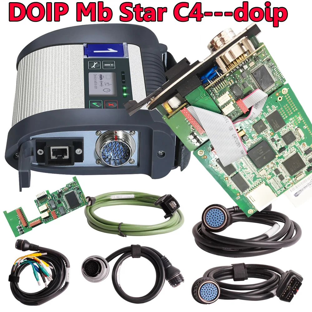 С диагностическим полным чипом DOIP MB Star C4 SD Connect Diagnosis с новейшим программным