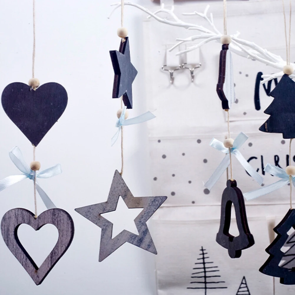 Новая модная Рождественская елка рождественское подвесное украшение Сердце