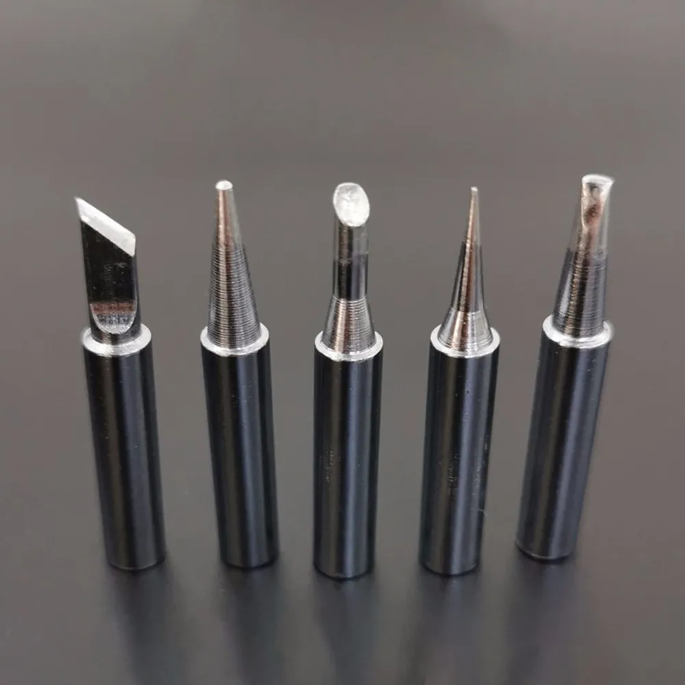

5Pcs/Lot Set 900M-T Soldering Tip Solder Iron Welding Tips Soldering Tools For 900 Series Such As 936 Soldering Station