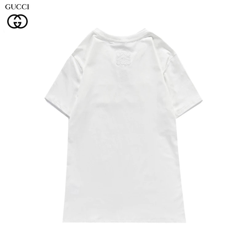 

Short-sleeved t-shirt men's summer tide bears Hong Kong style lovers bottoming shirt pure cotton half-sleeved clothes tide brand