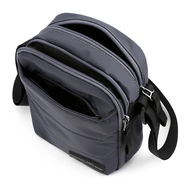 Мужская сумка на ремне нейлоновая Повседневная через плечо модная с клапаном и