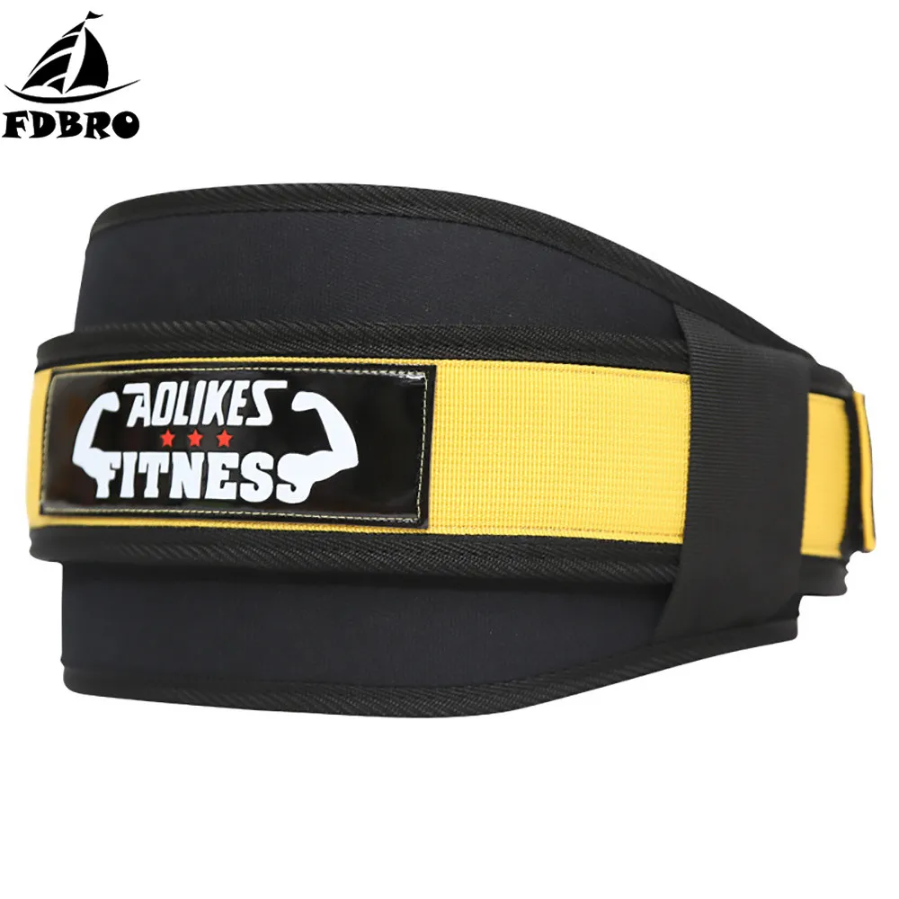 Фдбро мужской нейлоновый фитнес ремень для поднятия тяжестей безопасности