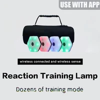 indoor cheap speed reaction training system motion sensor agile reaction training induction lamp agile lamp sense light 4app
