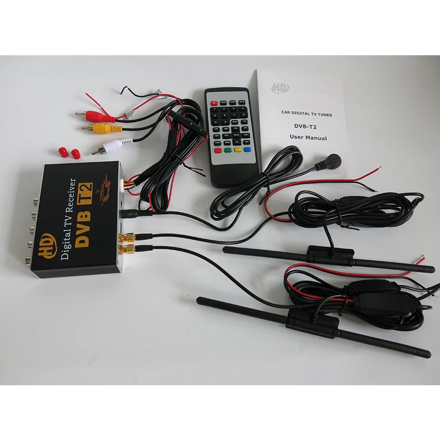 HD тюнер для автомобиля автомобильный цифровой ТВ-приемник цифровая