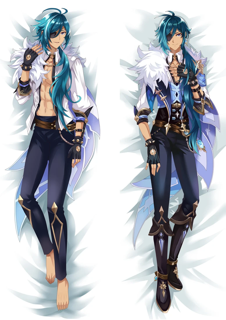 

Genshin Impact Dakimakura Handsome Kaeya Xiao Pillow cover Hugging Body Pillow Japan Anime Game Pillowcase Otaku Pillow waifu