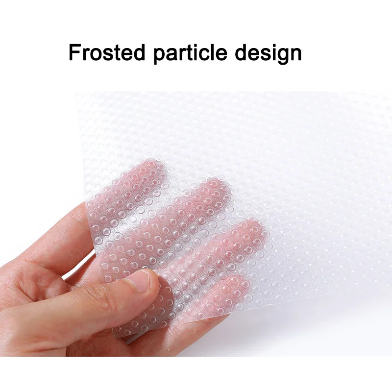

1 Pcs Drawer Liner Cabinets Pad Mat Transparent Non Slip For Wardrobe Cupboard Kitchen QJS Shop