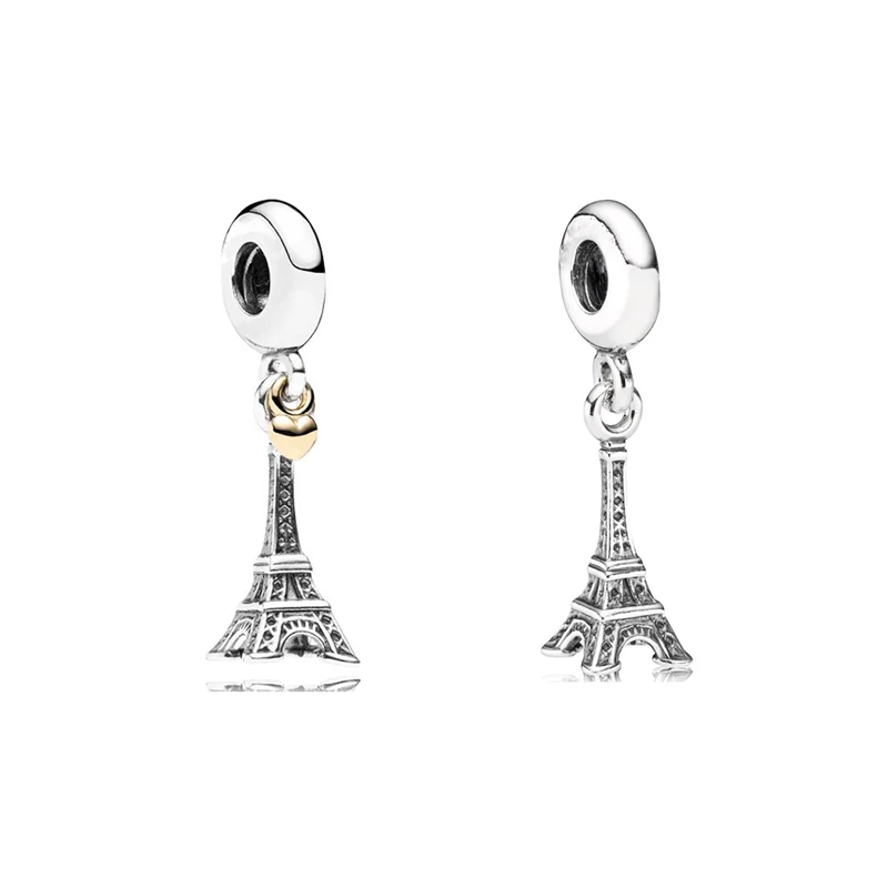 

New Fashion Charm Original Eiffel Tower Pendant for Original Pandora Women Bracelet Necklace Jewelry Accessories Gift