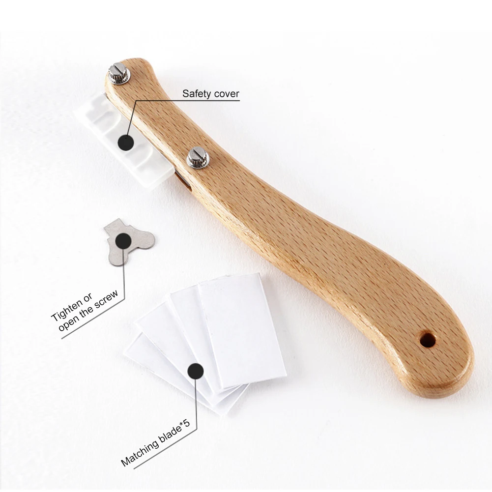 

Bread Lame Tools Bakery Scraper Bread Knife/Slicer/Cutter Dough Breads Scoring Lame with Blades and Cover