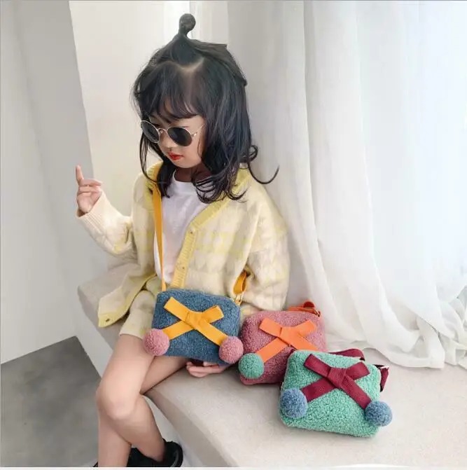 2020 Baby Stuff Plush Purses Toddler Messenger Bags Children Kids Girls Princess Shoulder Bag Bowknot Warmer Handbag | Игрушки и хобби