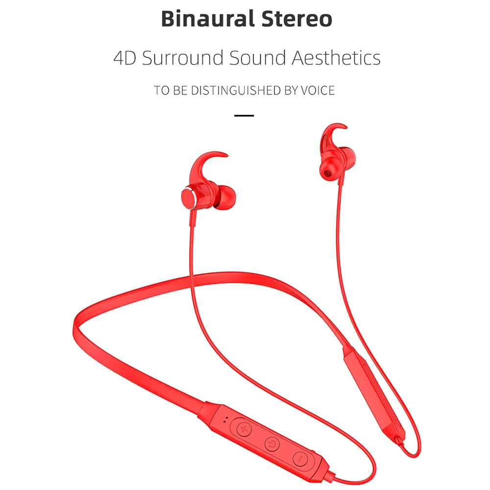Hifi Wireless Bluetooth Earphone Stereo Surround Sound In Ear Music Headsets 4.2 Magnetic Earbuds Anti Sweat For Samsung S9 Plus |
