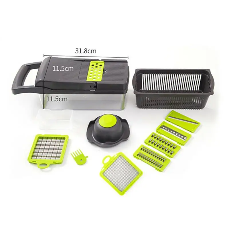 Multi-function Vegetable Cutter Mandoline Slicer Fruit Potato Peeler Carrot Cheese Grater For Kitchen | Дом и сад