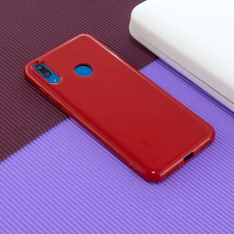 Shiny Color Silicone Gel Y7 2019 Case For Huawei Glitter Soft Bling Back Cover Pro Prime |