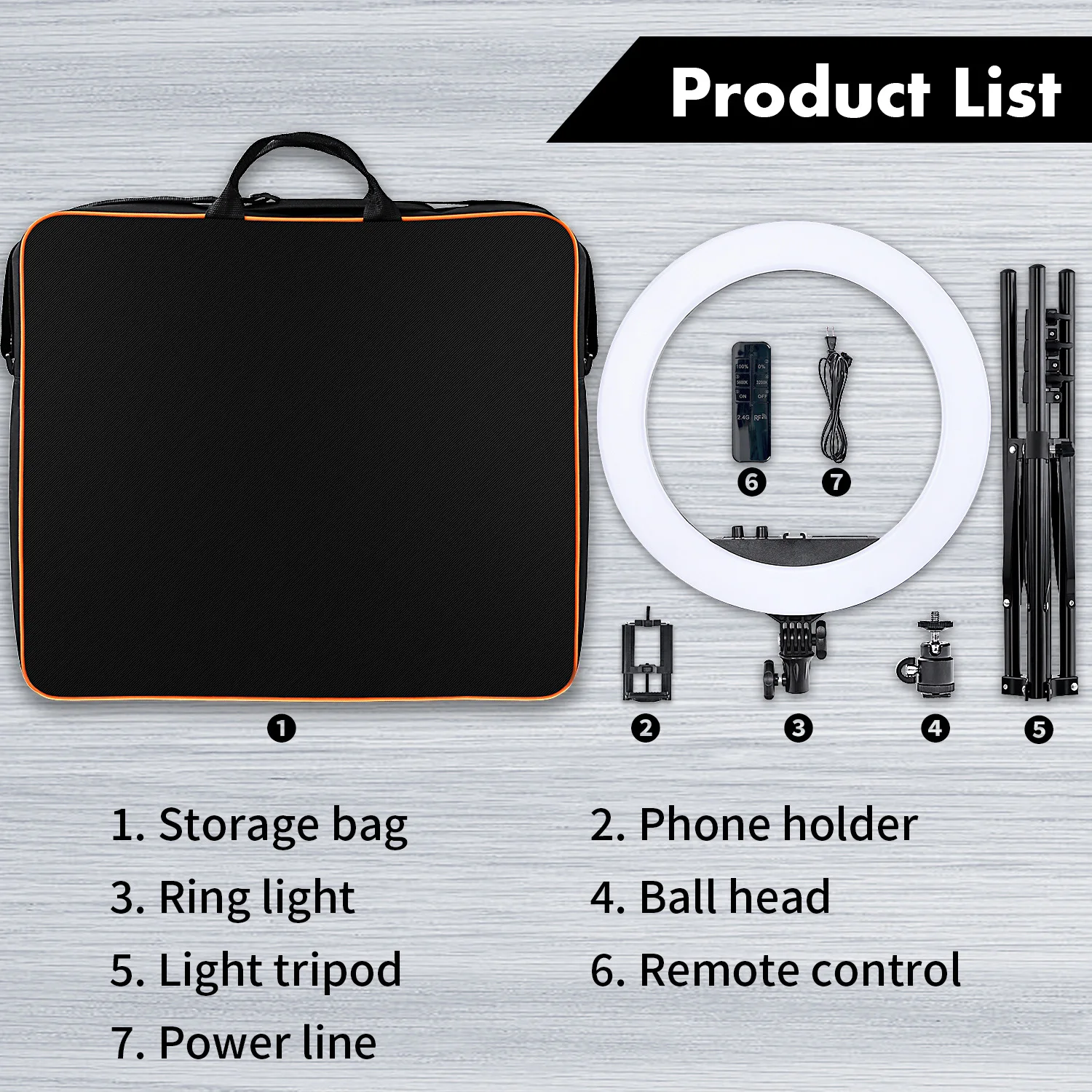 

RL-18II Led Ring Light with Tripod for Makeup Youtube Tiktok