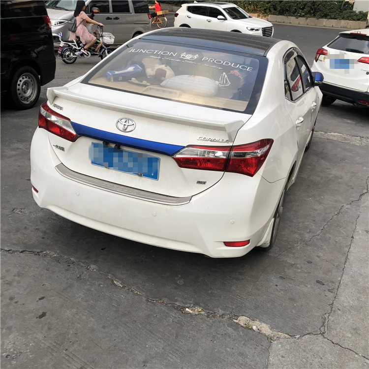 Спойлер для Corolla 2014 2017 Toyota TRDL ABS пластик Материал заднее крыло автомобиля Цвет