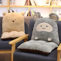 student office winter plush thicken chair cushion children dining chair heighten cushion baby plush stuffed toy home pillow cute