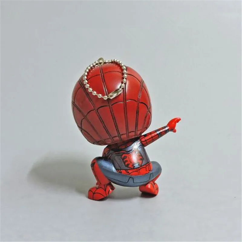 Marvel Фильм Мстители Человек паук брелок значок косплея пластиковая кукла