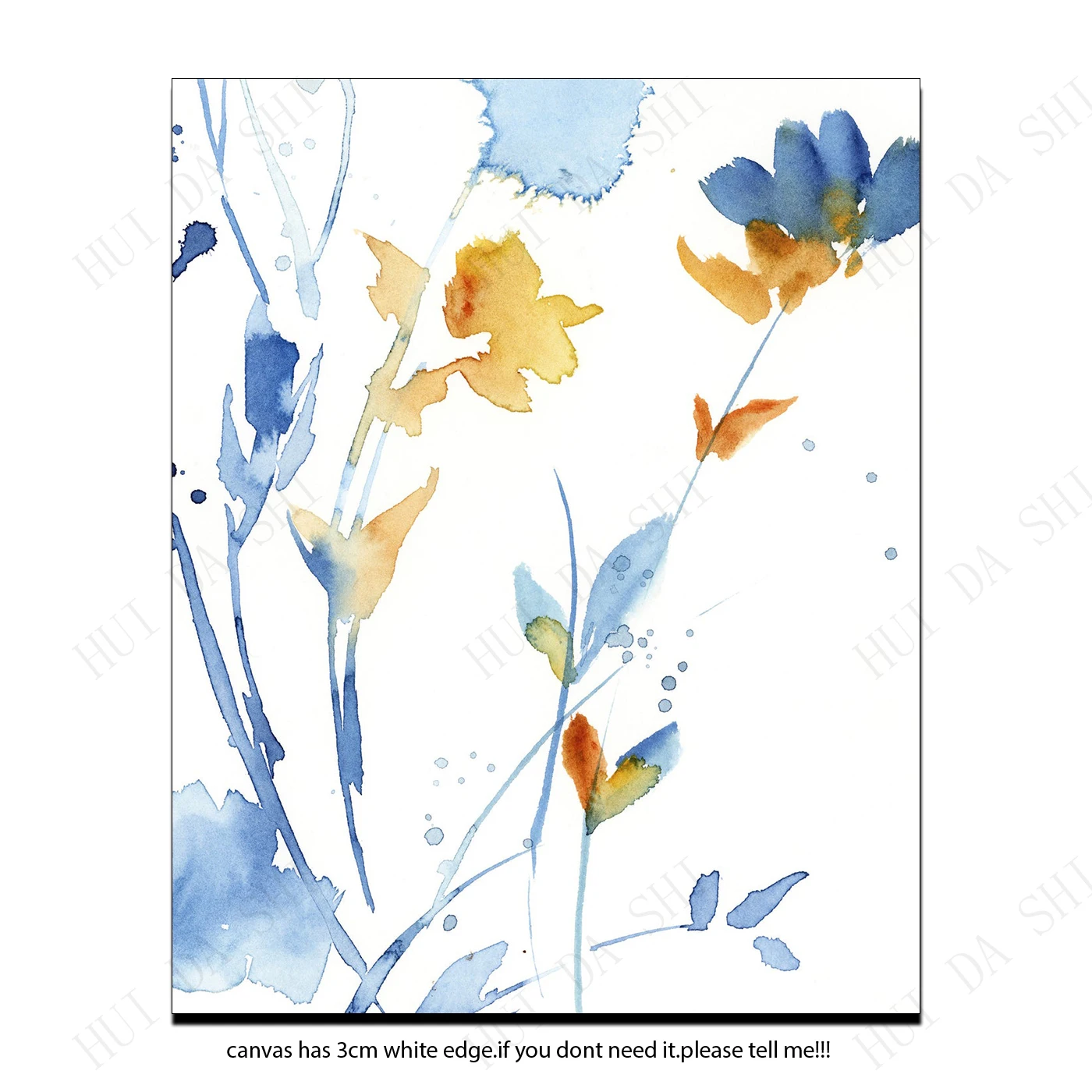 Настенная картина с изображением деревьев картины акварелью в свободном стиле