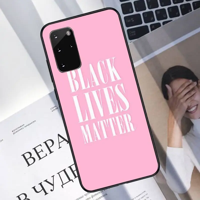 

BLACK LIVES MATTER Printed Phone Case For Samsung galaxy S 7 8 9 10 20 edge A 6 10 20 30 50 51 70 note 10 plus