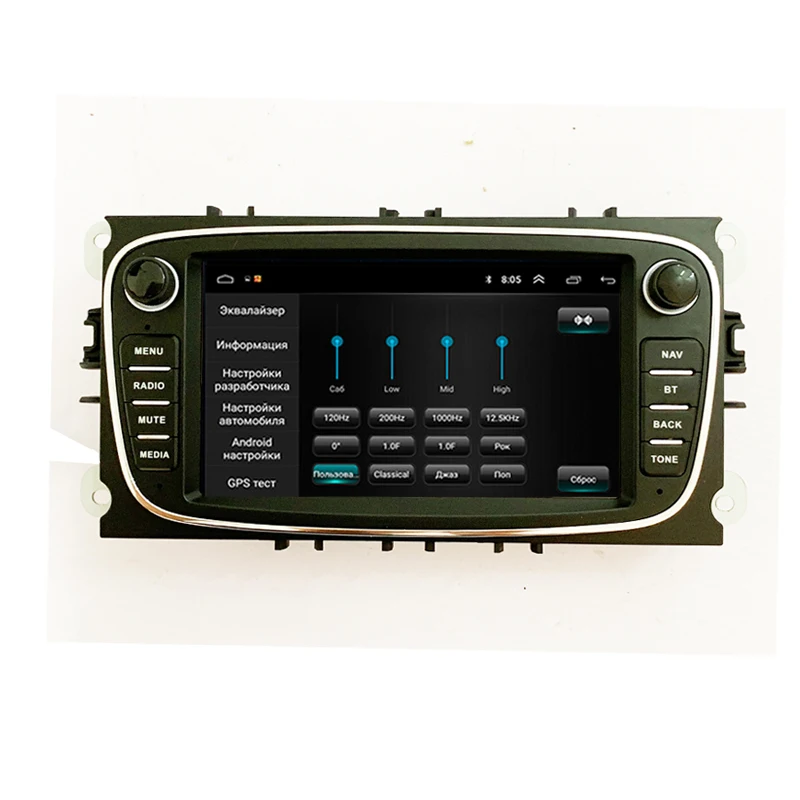 Автомобильный dvd-плеер на основе Android 2 Din радио gps Navi для Ford Focus Mondeo Kuga C-MAX S-MAX Galaxy Аудио Стерео головное устройство