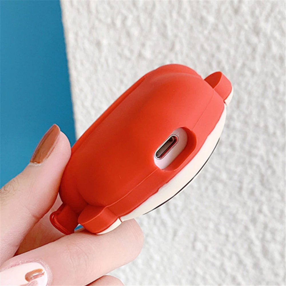 3D Силиконовый Мультфильм Coque Супер Марио гриб чехол для Air pods 1 2 наушники чехол для Apple Airpods Силиконовые чехлы Funda