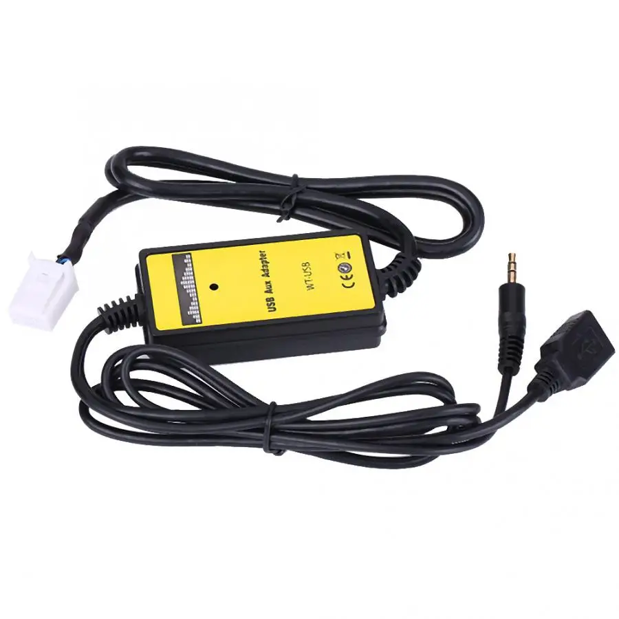 Автомобильные кабели Автомобильный USB Aux In адаптер MP3 плеер Кабельное радио аудио