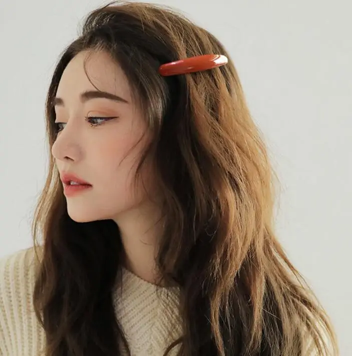 Корейские Акриловые Мода темперамент non-slip давления волос вставить гребень