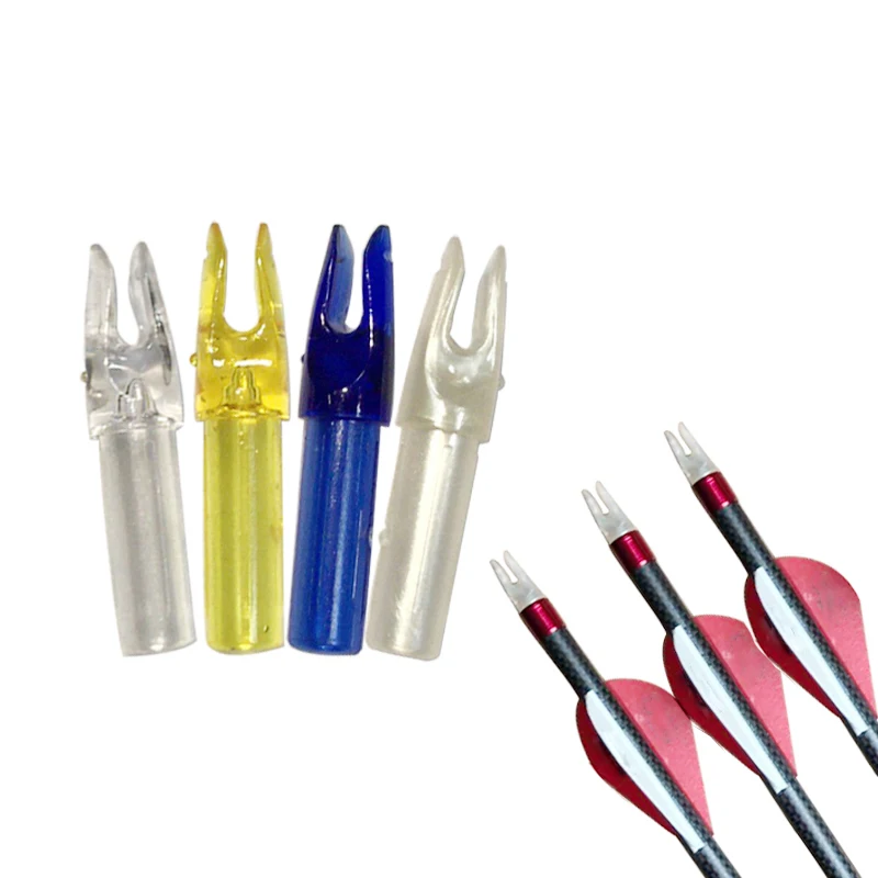 

24PCS Arrow Nocks Plastic Nock ID6.2mm Arrows Compound Traditional Bow Hunting Archery Accessories