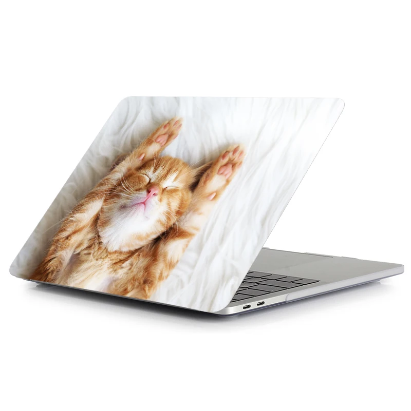 MTT чехол для ноутбука macbook air 13 Pro retina 11,6 12 13,3 15,4 чехол с милым котом для macbook air 13 Pro 13 15 дюймов с сенсорной панелью