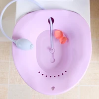 4 color gynecological maternal child female bidet plastic material portable pregnant squat toilet anti skid mom bidet tool