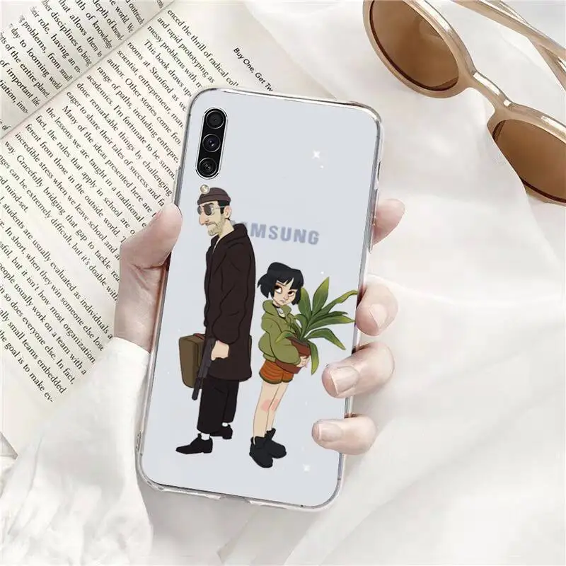 

Fashion Lon movie cartoon Phone Case Transparent for Samsung A71 S9 10 20 HUAWEI p30 40 honor 10i 8x xiaomi note 8 Pro 10t 11