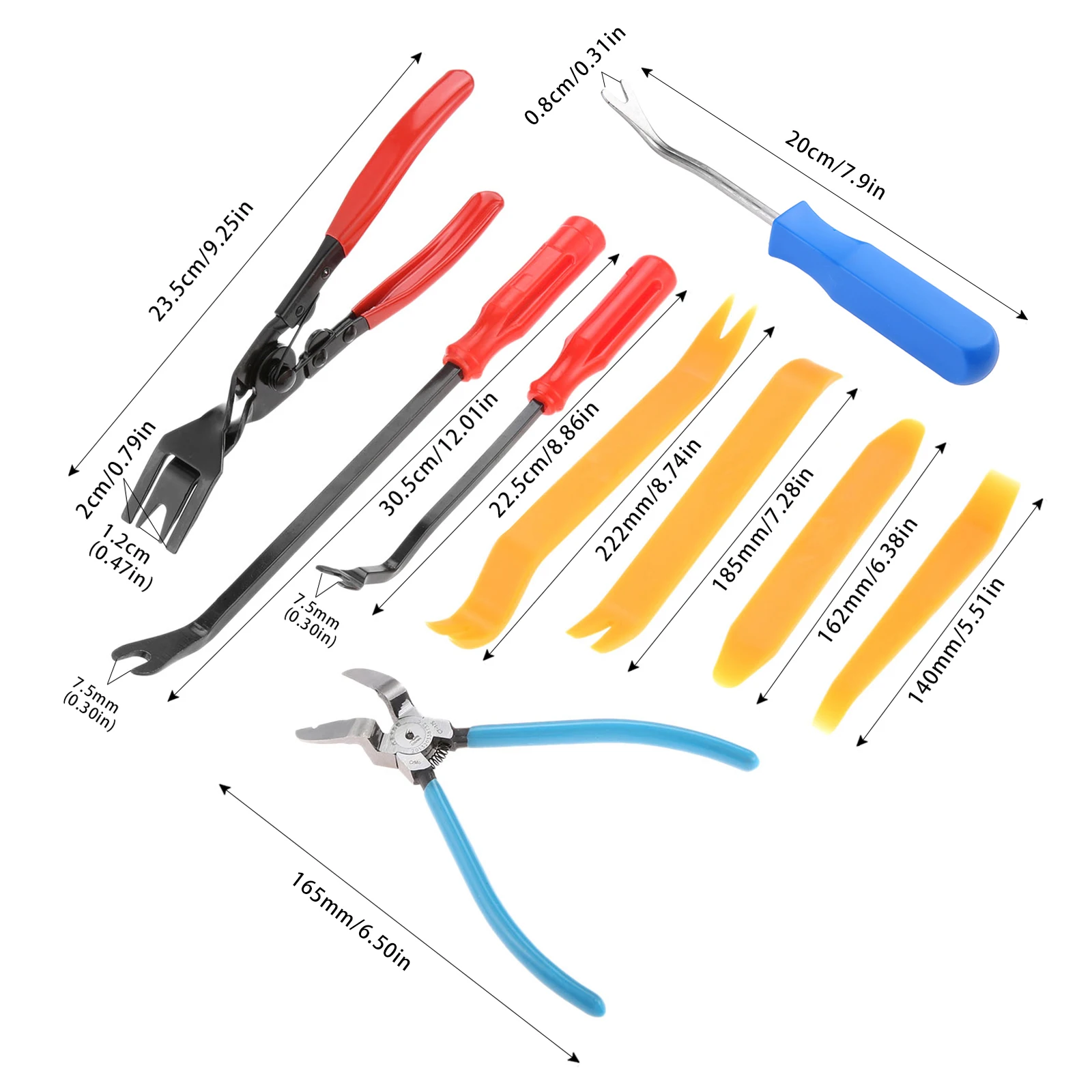 Инструмент для снятия Автомобильного Крепежа обивка дверной панели автомобиля