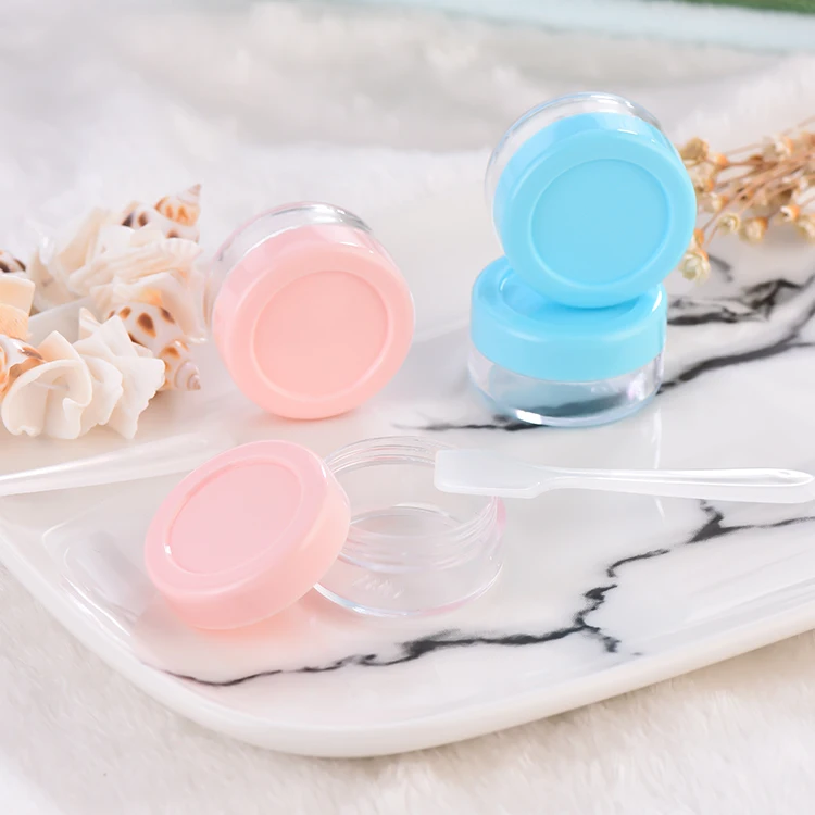 2 шт 10 г пластиковые многоразовые бутылки Пустой Образец косметики для