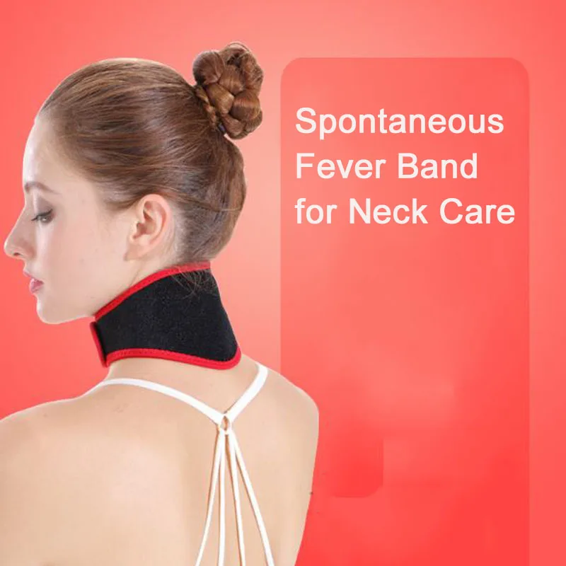 Самонагревающийся шейный пояс 1 шт. снимает боль в шее спонтанный турмалиновый